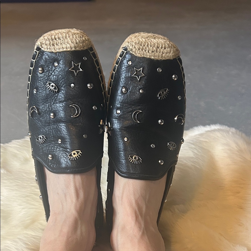 Rebecca Minkoff Black Celestial Espadrilles